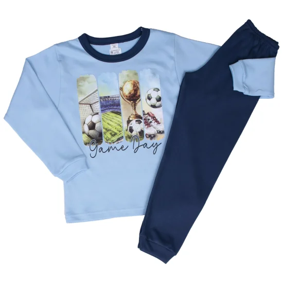 Пижами с дълъг ръкав Детска зимна пижама интерлог